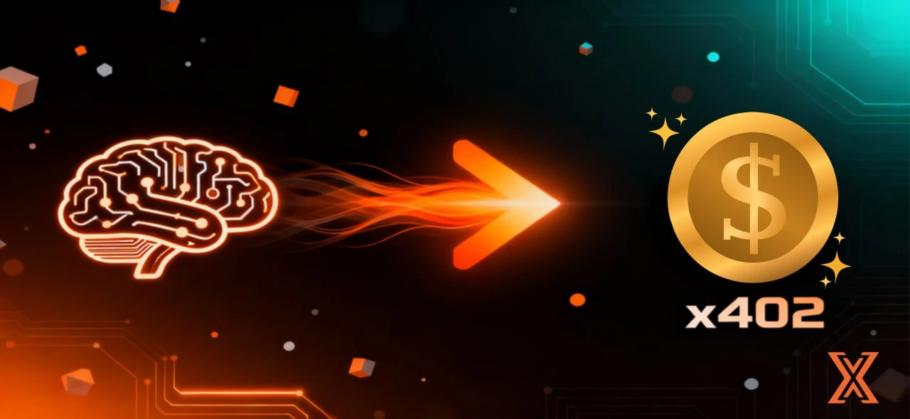 XAIAgent integrates AI model tokenization with x402 payment protocol, enabling seamless agent-to-agent transactions and transparent monetization.