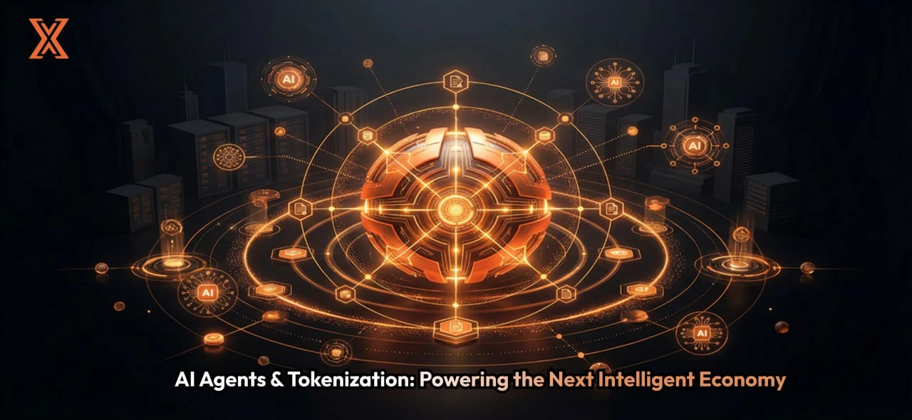 AI agents and tokenized AI concept cover image for XAIAgent blog